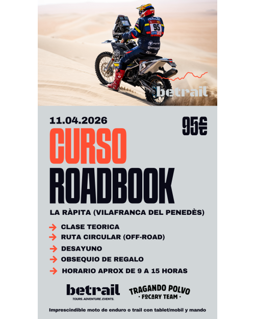 curso roadbook betrail pedrega 2