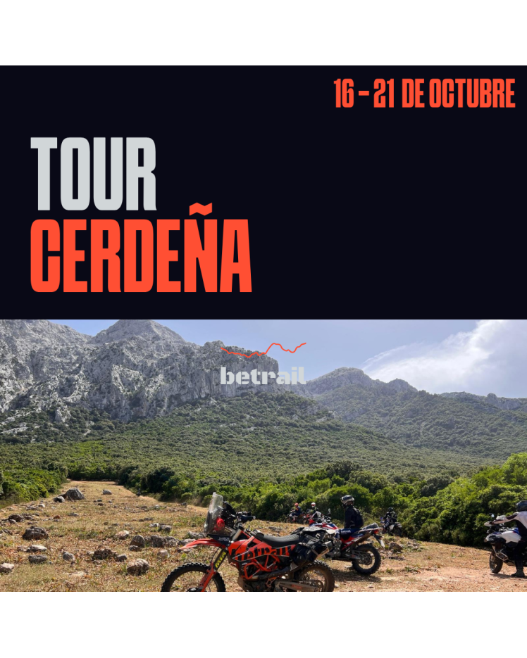 Tour en moto trail por Cerdeña