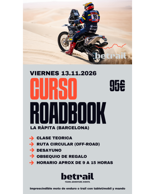 curso roadbook betrail pedrega 2