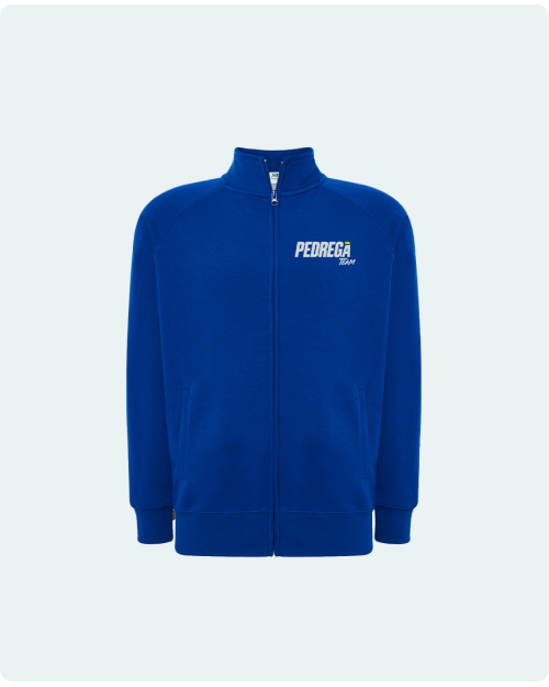 Sudadera cremallera BLUE